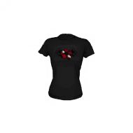 Deep Down Dive Ladies Hibiscus  - Koszulka nurkowa damska Deep Down Dive Hibiscus - deep-down-ladies-hibiscus-czarna.jpg