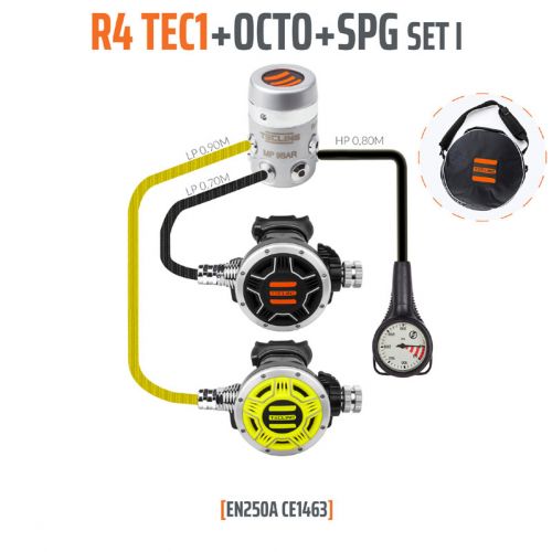 Tecline zestaw R4 TEC1 z octopusem i manometrem (10003-7)