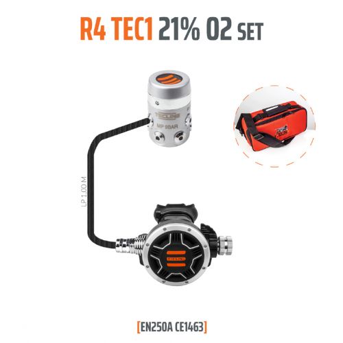 Tecline automat oddechowy R4 Tec1 21% O2 G5/8 zestaw stage (10003-91)