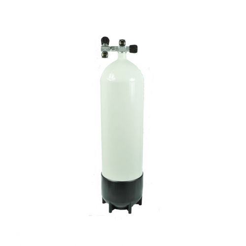 Eurocylinder butla stalowa 18 l 232 bar podwójny zawór (20020-3)