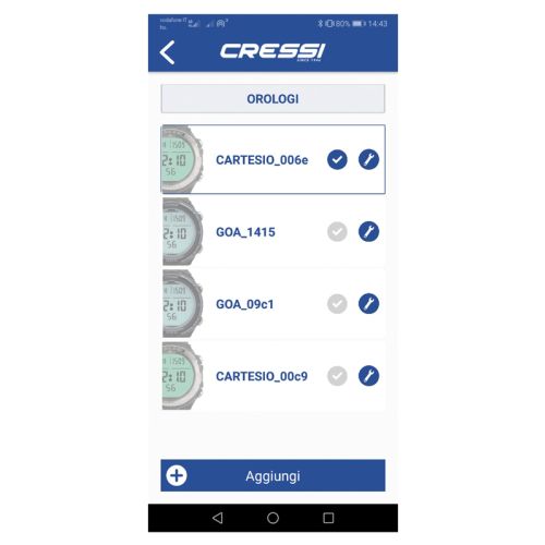 Cressi Bluetooth Interface Watches Cartesio/Neon/Goa/Nepto/King (KS822001)