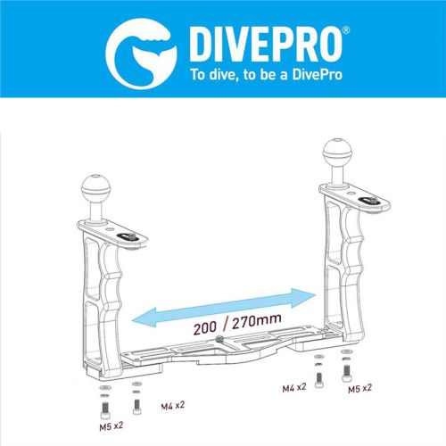 Divepro podwójny uchwyt Z10 na kamerę  (Z10)
