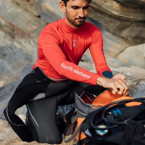 Fourth Element Rashguard Hydro-T Long Sleeve red męski ()