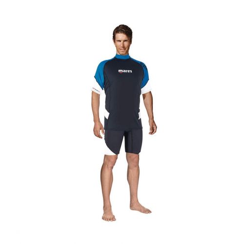 Mares rashguard luźny męski krótki rękaw niebieski (412540)