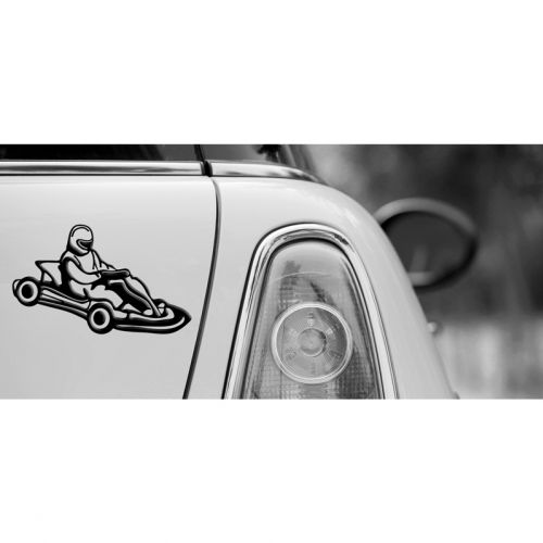 Naklejka 3D Gokart E16-003 ()