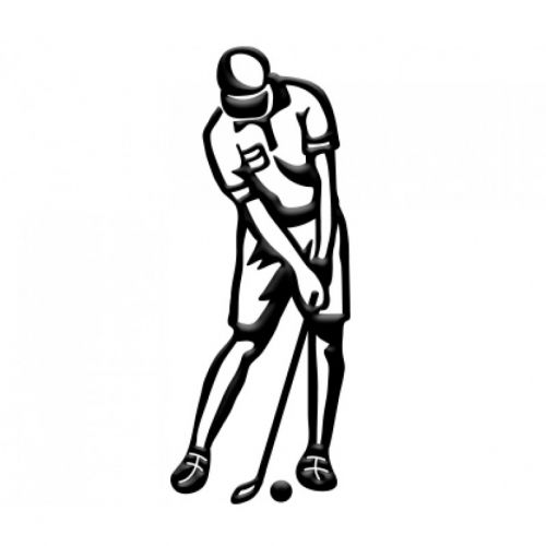 Naklejka 3D Golf E14-001 ()