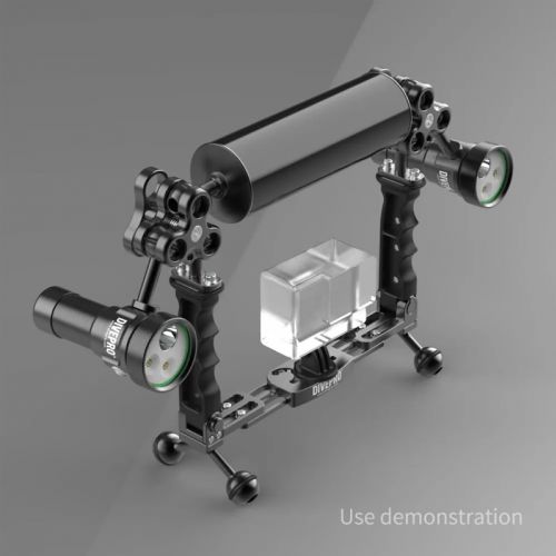 Divepro składany podwójny uchwyt Z18B do kamer ()