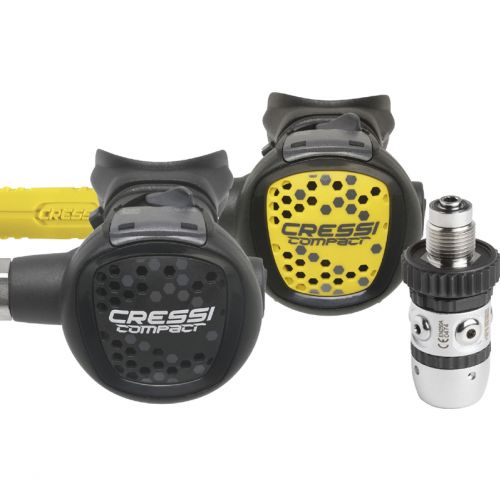 Cressi zestaw DIN AC2 Compact + octopus Compact  (HY788051)